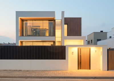 Revestimiento Geo de Claddeck Casa Vilablareix en Girona